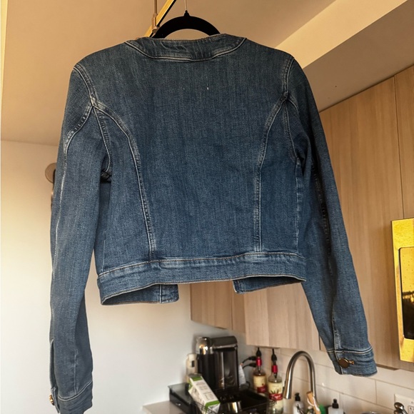 Anthropologie Maeve Coco patch pocket denim jacket - Picture 7 of 9